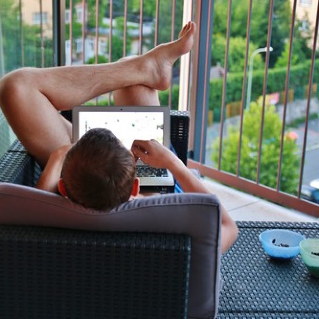 working from home