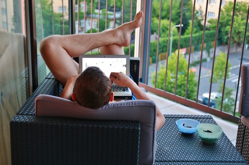 working from home